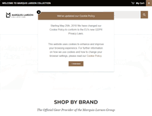 Tablet Screenshot of marquislarsoncollection.com